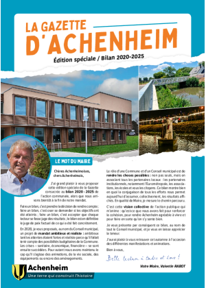 BILAN 2020 - 2025