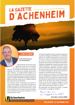 Gazette automne 2024