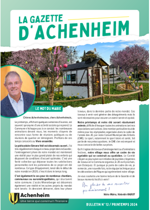 Gazette Printemps 2024